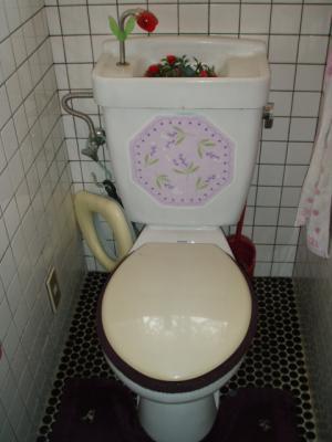 新しいトイレは快適です。