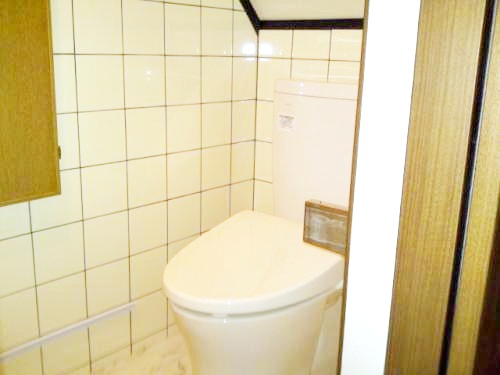 新しいトイレでお客様にもご満足いただけてます。