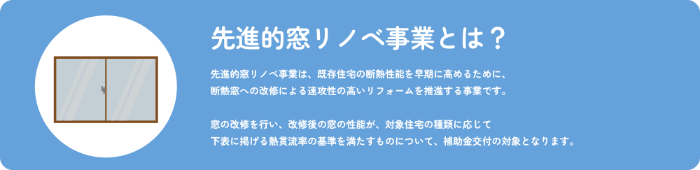 先進的窓リノベ2024事業とは？