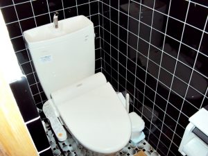 新しいトイレは節水型で、環境に考慮されています。