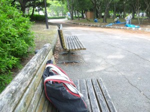 青空で仕事してました（汗）