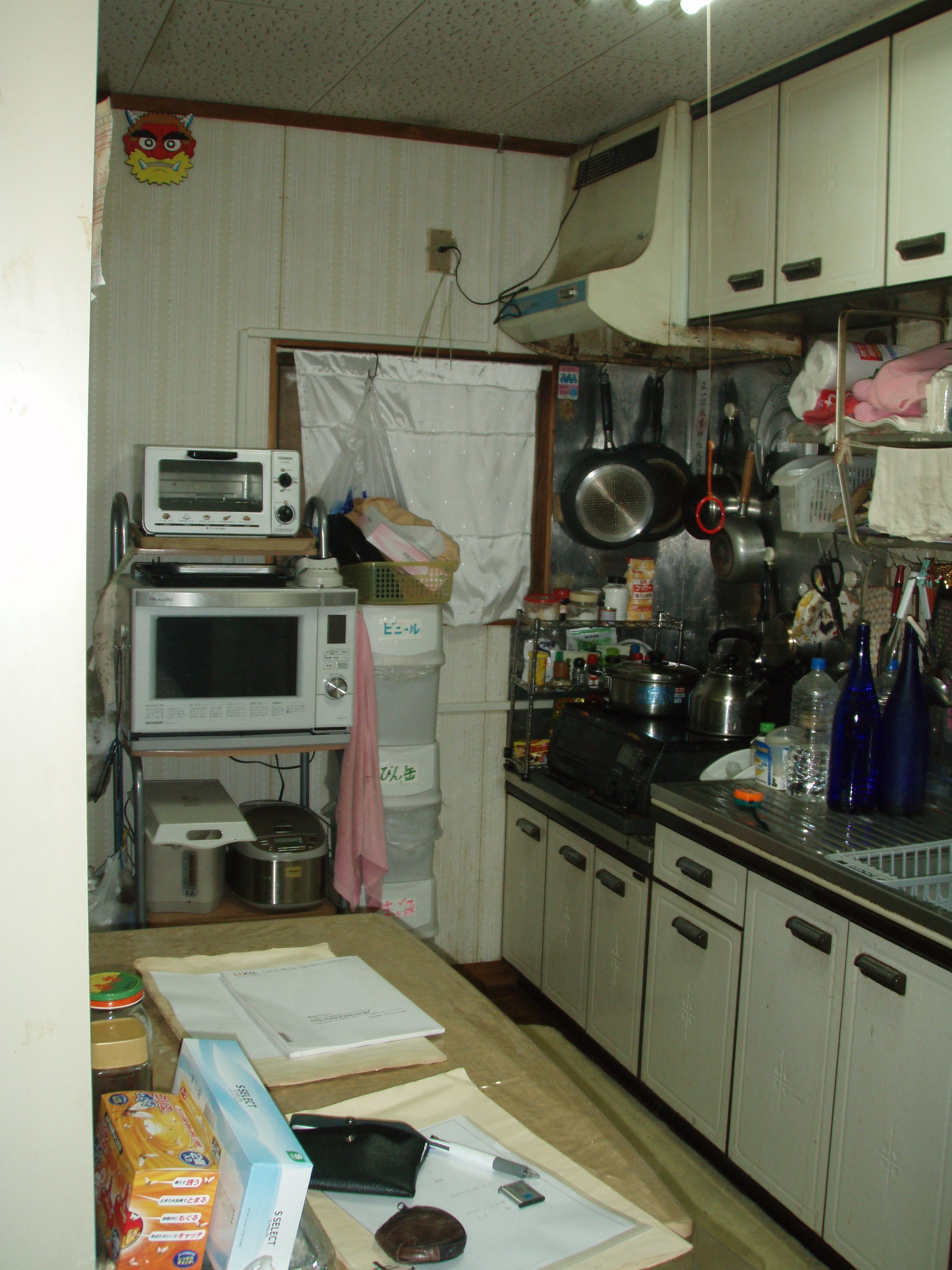 キッチン改修工事と洗面化粧台の取替をしました。