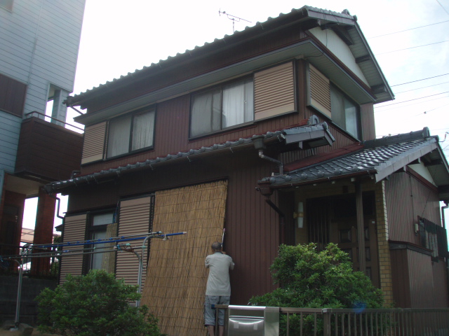 外壁の塗り替えをしました。 外壁の塗り替えをしました。