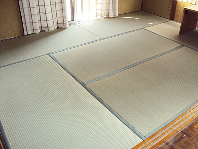 畳の表替えを終え、すべての工事が完了しました。