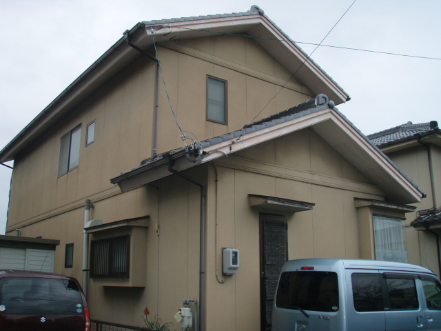 外壁の塗り替えをしました。 外壁の塗り替えをしました。