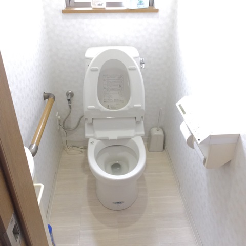 トイレの交換をしました。