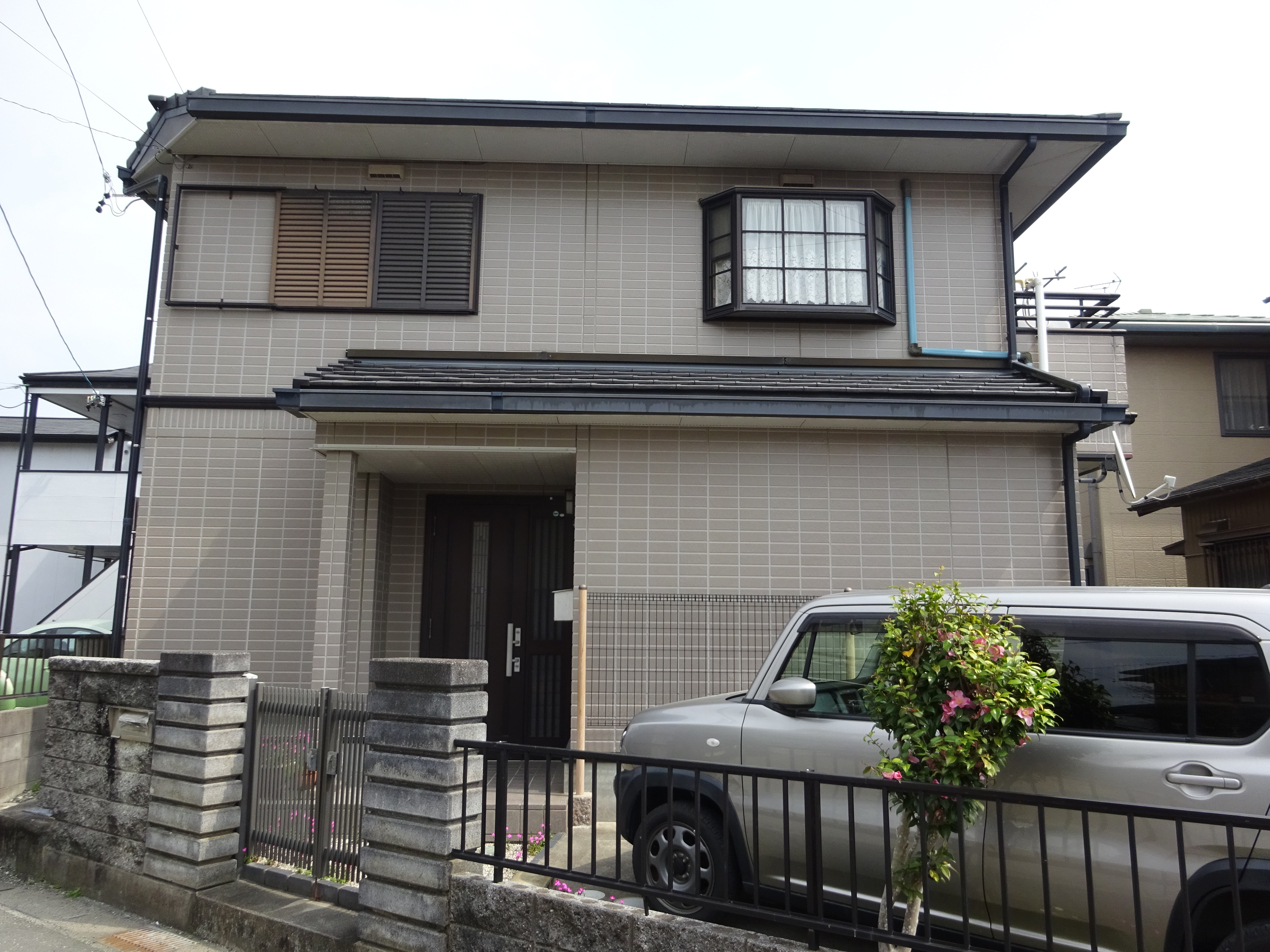 ベランダの張替と外壁塗装
