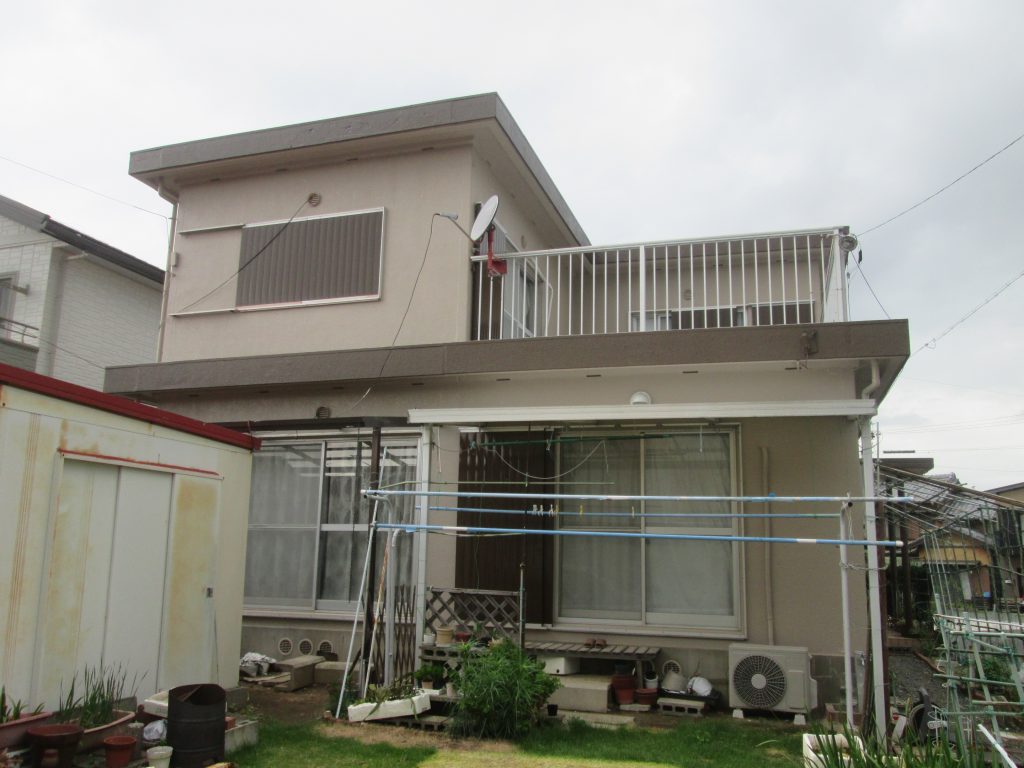 屋根の防水とモルタル外壁塗装