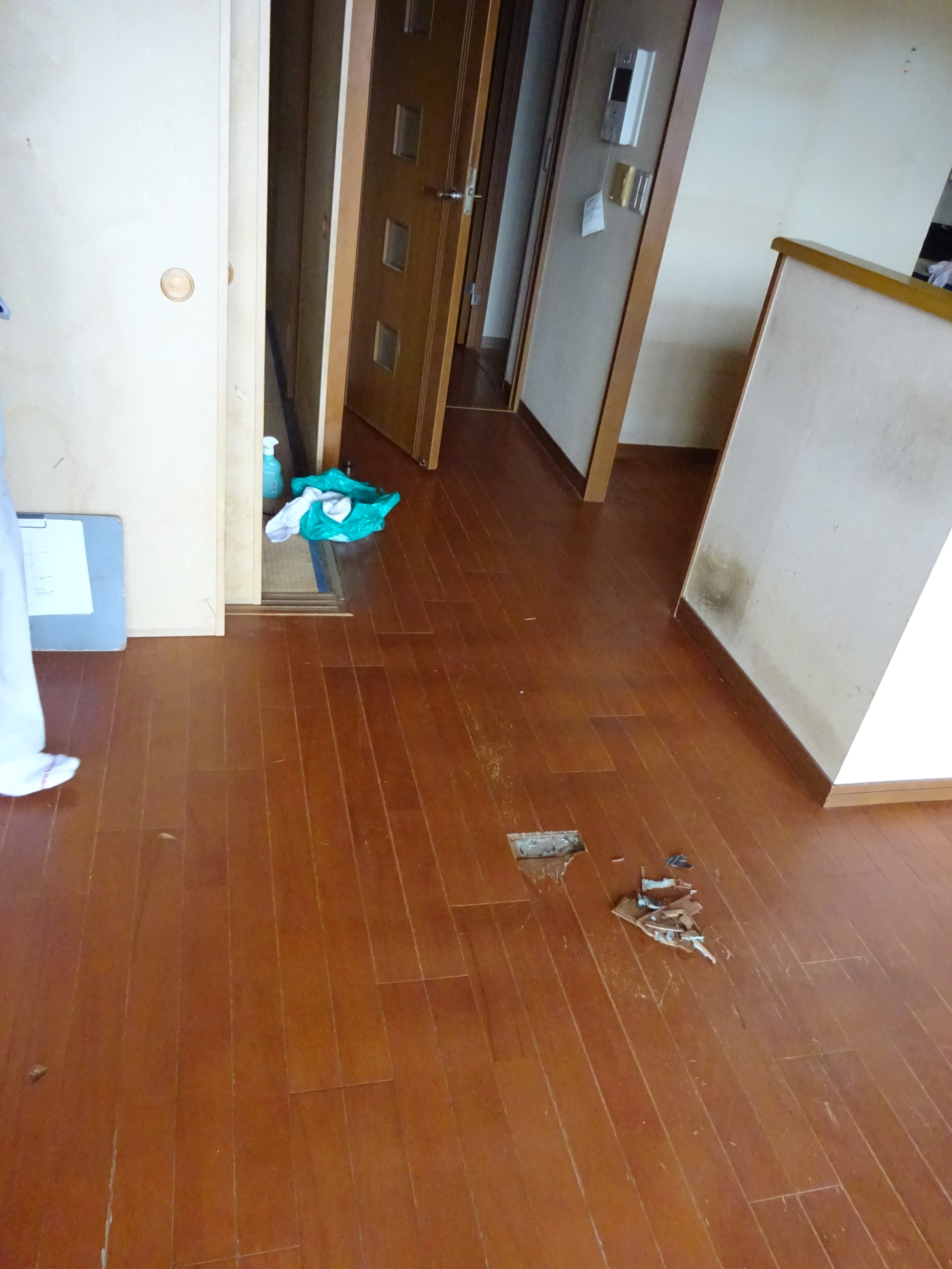 マンションの床暖張替工事